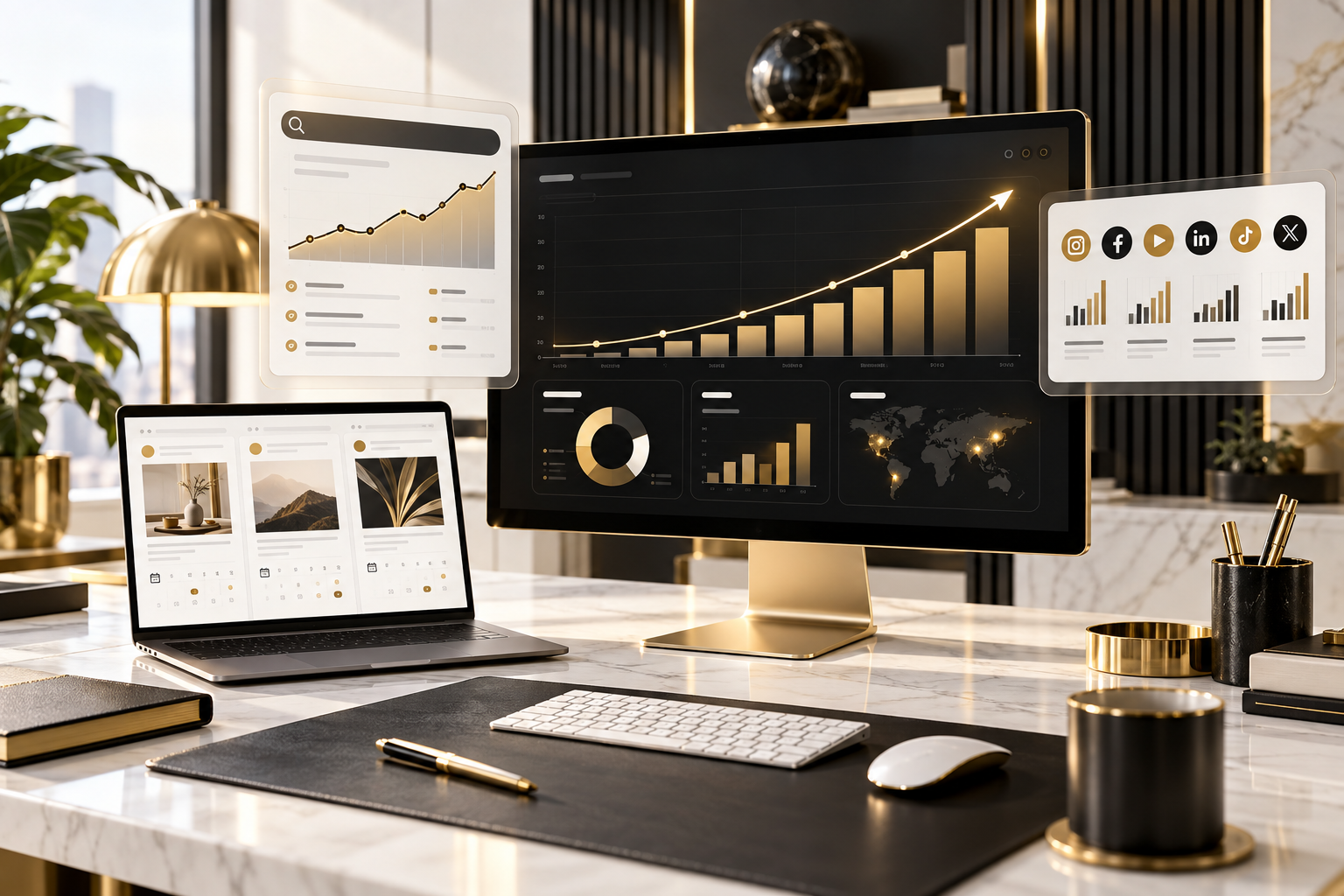 Digital marketing strategy and performance analytics