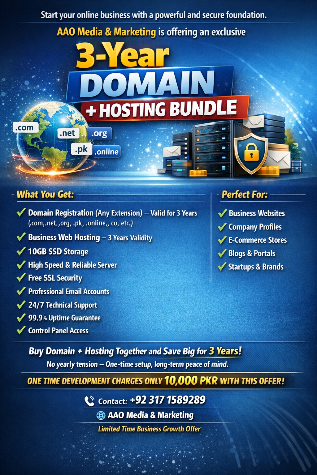 Special 3-Year Web Launch Offer – Limited Time