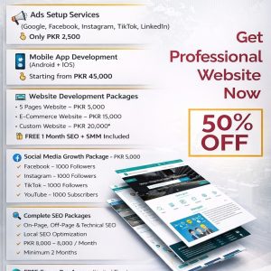 Get Professional Digital Services at 50% Off